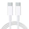 USB C to USB C Cable 60W 6ft Type C 60W 20V/5A PD Fast Charging Cable Lead with E-Mark Chip Charger for iPad Pro 2020 for MacBook Pro 2020Galaxy S20Switch - White