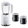 براون خلاط مع 2 مطحنة، 600واط، BRJB1023WH