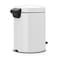 Brabantia NewIcon Pedal Bin (20.5 &times; 29.1cm, 5 L, White)