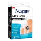 Buy 3M Nexcare Max Hold Waterproof Bandages Brown 12 Count in UAE