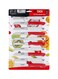 Delcasa 10-Piece Paring Knife Set Multicolour 12centimeter