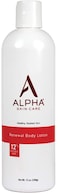 Alpha Skin Care Renewal Body Lotion, 12% Glycolic AHA, Supports Healthy Radiant Skin Fragrance-Free And Paraben-Free 12-Ounce