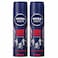 Nivea Men Dry Impact Deodorant Spray, 150ml, Pack of 2