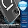 Remson Mag-X Magnetic Hybrid Protective Clear Case Military Grade Protection Compatible For iPhone 14 - Clear