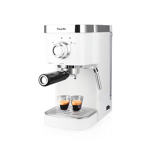 Saachi 3 In 1 Coffee Maker NL-COF-7061-WH With 20 Bar Automatic Steam Pressure Pump