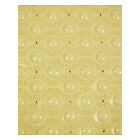 King&#39;s Collection Anti Slip Bath Mat 71x40cm Yellow