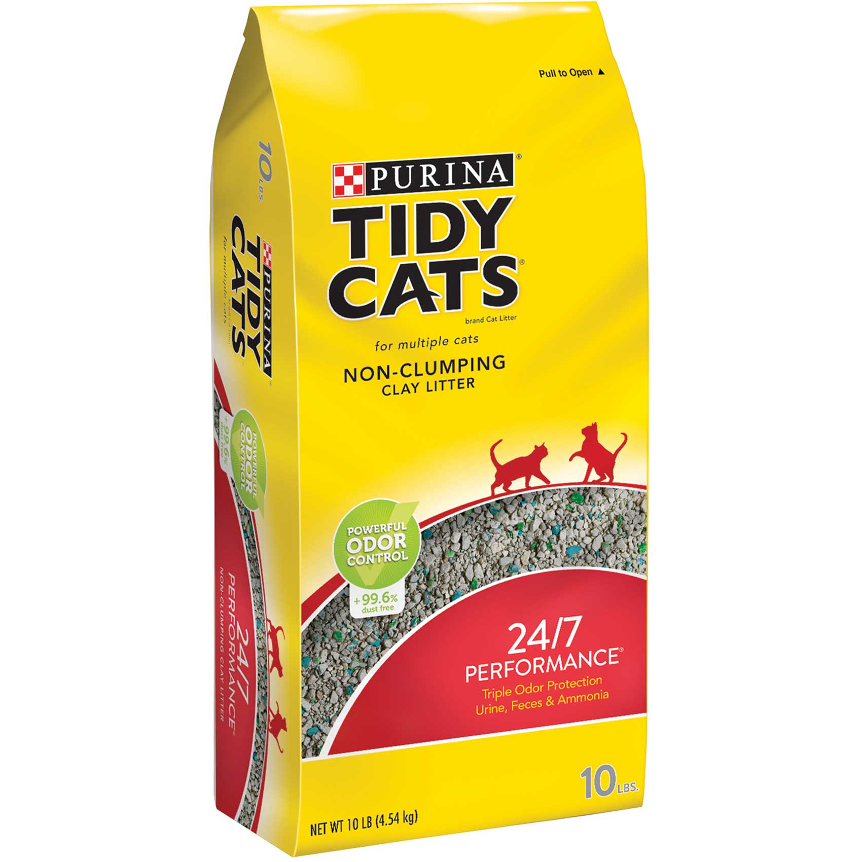 Purina Tidy Cats Non Clumping Clay Cat Litter 24-7 Performance 4.5 Kg product thumbnail 2