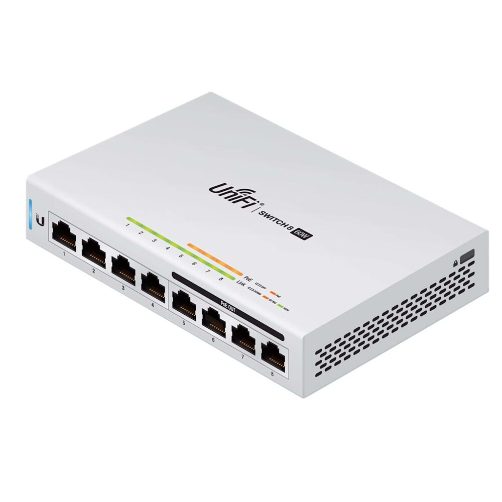 Buy Ubiquiti US-8-60W Unifi Switch 8-Piece Port, 60W, Managed PoE ...