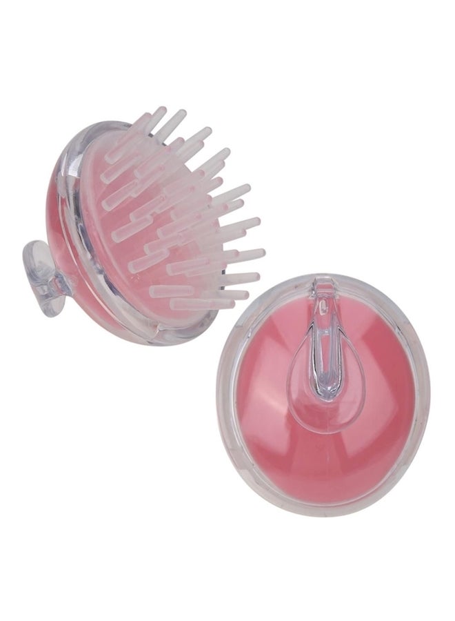 Generic Scalp Massage Brush Silver/Pink