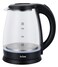 Avion Electrical Glass Kettle, 1.8 Liter, Glass Body, Cordless, 360&deg; Swivel Base, Power Cord Storage, Auto Cut-Off Function, LED Indicator, 1500 Watts