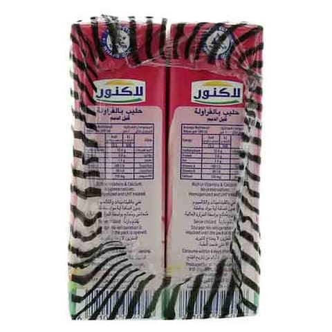 Lacnor Essentials Low Fat Strawberry Flavoured Milk 180ml