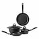 Ba Granite Cookware Set Black 3 Pieces