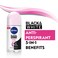 NIVEA Antiperspirant Roll-on for Women Black &amp; White Invisible Original 50ml Pack of 2