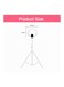 Generic - Multifunctional Selfie Light Stick White/Black