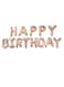 Generic Happy Birthday Letter String Foil Balloon