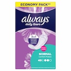 Buy Always Daily Liners Comfort Protect Pantyliners With Fresh Scent Normal 40 Count in Saudi Arabia