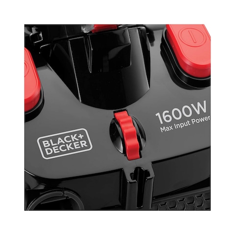 Black + Decker Bagless Vacuum Cleaner - 1600 Watt - Red - VM1680