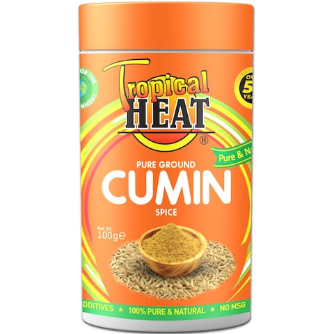 Tropical Heat Spices Cumin Seeds Ground 100G