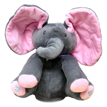 كادلز بيك ايه بو لعبة محشوة بالقطيفة على شكل فيل 30 سم - رمادي