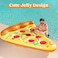 HEXAR&reg; Inflatable Pool Float Water Floating Hammock Swimming Pool Beach Floats Swimming Party Toy Summer Pool Raft Big Swimming Floating Bed/Air Mattress Swimming Float - PIZZA
