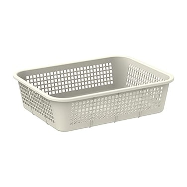 Cosmoplast Large Fruit Tray Storage Basket, Off White