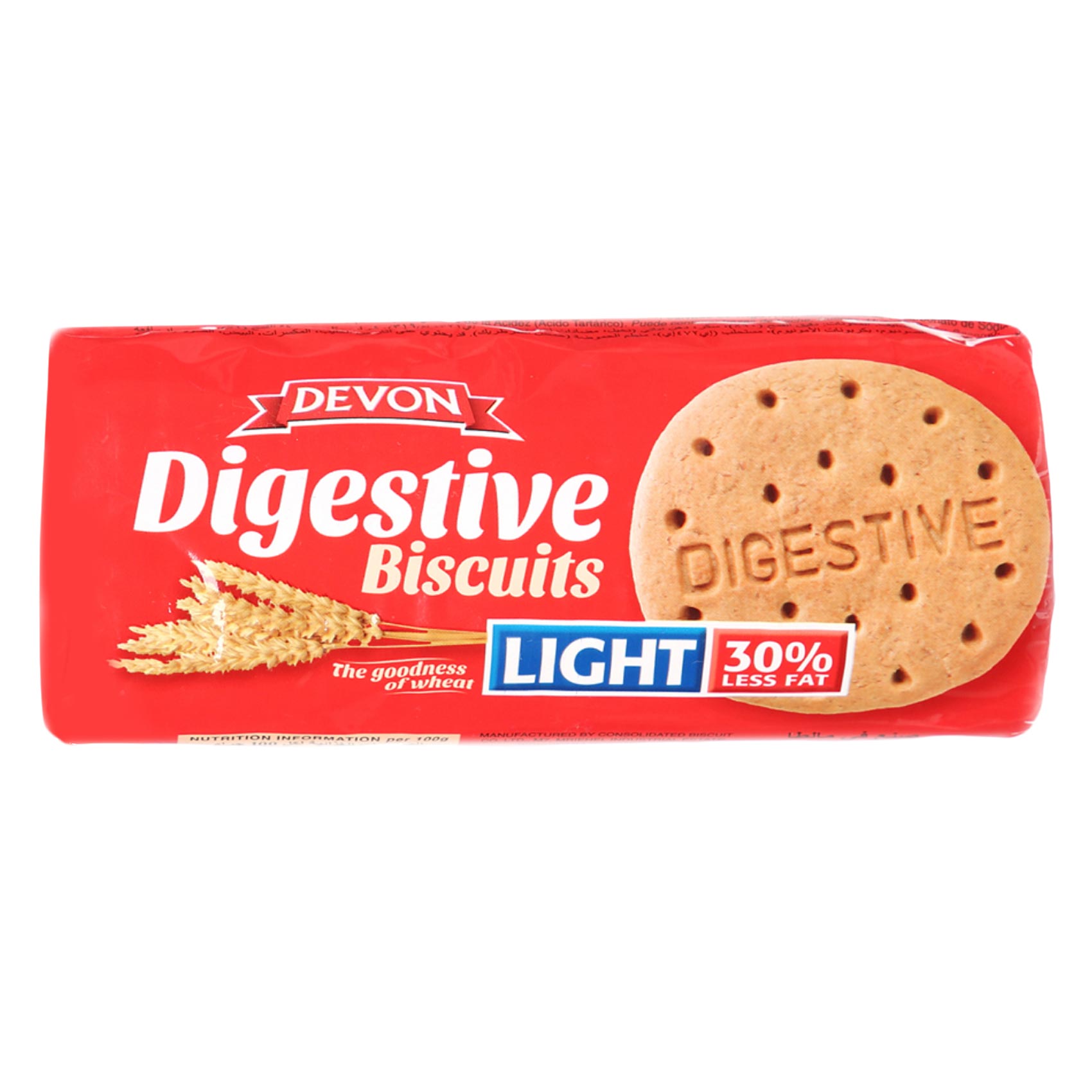 Devon Digestive Light Biscuit 250GR