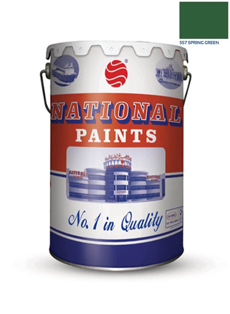 Buy National Paints - Water Based Wall Paint Spring Green 3.6L Online ...