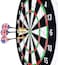 ULTIMAX Professional Dartboard Sets of 6pcs Dart Flights for Leisure Sports and Games 45 cm Darts Dartboard Game Set- Model No.18123