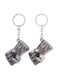 Generic Set Of 2 Zinc Incredible Hulk Keychain