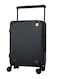 ParaJohn Parajohn Cabin Size Lakeside Wide Handly Trolley Spinner Luggage With TSA-Lock, Black