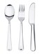 Generic 3-Piece Cutlery Set Silver