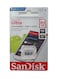 SanDisk - Ultra microSDXC UHS-I Class 10 Memory Card 64GB White/Grey