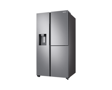 Samsung 806L Net Capacity Side-by-Side Refrigerator With Water Dispenser, Silver, RS80T5190SL - International Specs