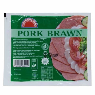 Farmer&#39;s Choice Pork Brawn Slice 200g