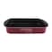 نوفال صينية فرن مستطيلة - 35 سم - أحمر