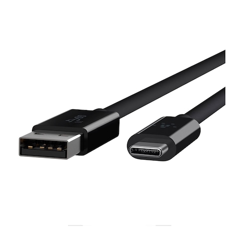 Belkin F2CU029BT1M-BLK USB-A to USB-C Cable - 1 Meter - Black