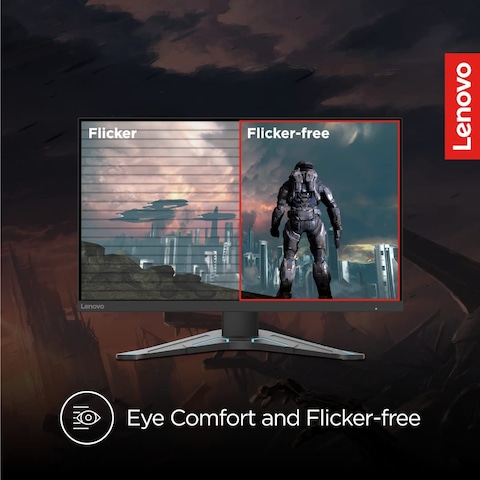 Lenovo Gaming G-Series - G24-20, 23.8 Inch (60.452 cm) 1920 X 1080 Pixels FHD IPS Monitor LCD, 165HZ, 0.5MS, 99% SRGB, 350 Nits, Amd Freesync Premium, HDMI 2.0, DP, Height Adjust Stand (Raven Black)