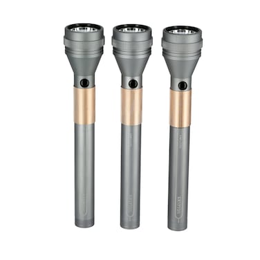 Krypton Waterproof Rechargeable LED Flashlight - High Power Flashlight Super Bright Cree LED Torch Light - Built-In 3000mAh Battery -Pack Of 3 Flashlight