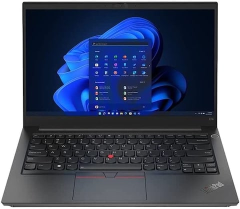 Lenovo ThinkPad E14 Laptop With 14-Inch Display, Core i5-1235U Processor/8GB RAM/512GB SSD/Integrated Intel Iris Xe Graphics/Windows 11 English/Arabic Black