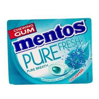 Mentos Pure Fresh Winter Green Chewing Gum 14g
