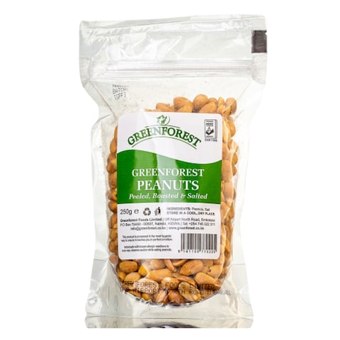 Green Forest Roasted And Salted Peeled Peanuts 250g