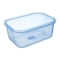 M-Design Lunch Set - 1.1L Lunch Box with 500ml Water Bottle and 3-Piece Cutlery Set - Blue