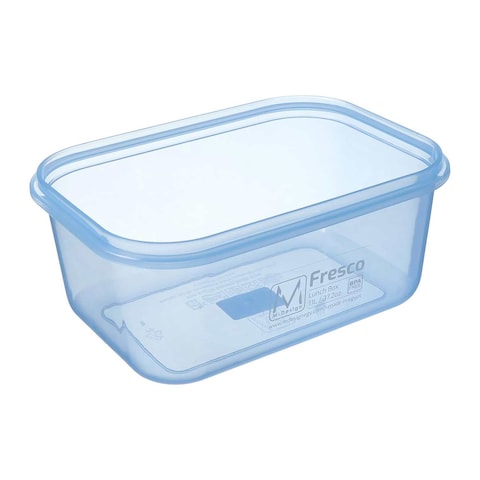 M-Design Lunch Set - 1.1L Lunch Box with 500ml Water Bottle and 3-Piece Cutlery Set - Blue