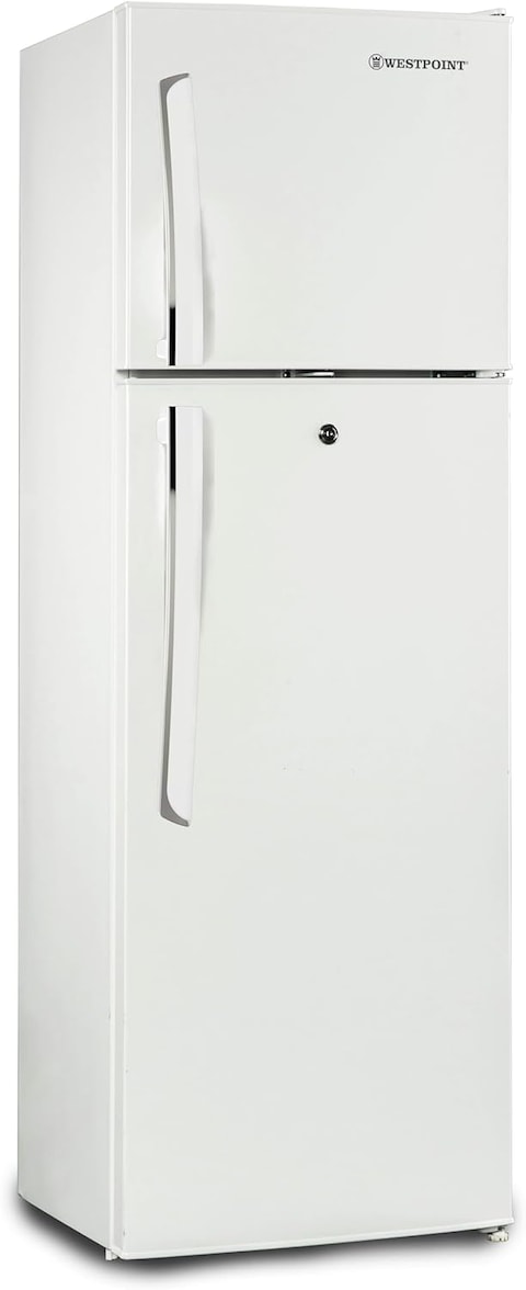 Westpoint 180 Liters Top Mount Double Door Refrigerator DEFROST, 2 Star ESMA RATED with Lock &amp; Key, Inside Light, WRN1816ER White