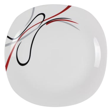 Shokki Etsy Red Square Dinner Plate D1614