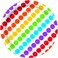 Unique- Rainbow Birthday 8 7in Plates