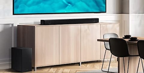 سامسونغ HW-B550/ZN سلسلة بي عمود صوتي 2.1 قناة - أسود
