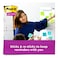 3M Post-it Super Sticky Notes 654-SSMPDQ Assorted 3x3inch 76x76mm 90 Sheets 6 PCS