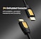 UGREEN HDMI Round Cable 4K/30HZ 5m Yellow-Black