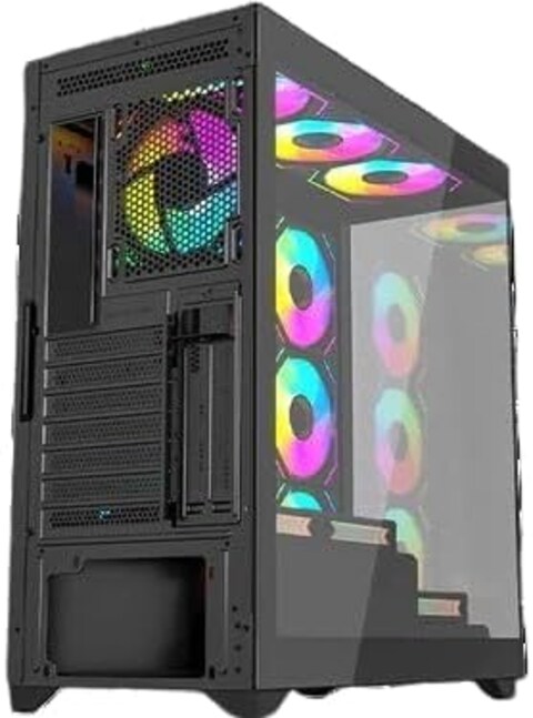 Twisted Minds Quantum 07 Mid Tempered Glass Gaming Case - Black
TM-290XL-9-B
